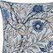 Homeroots 17 x 17 in. Blue Jacquard Leaf Decorative Throw Pillow Cover 355615 - alternate 9